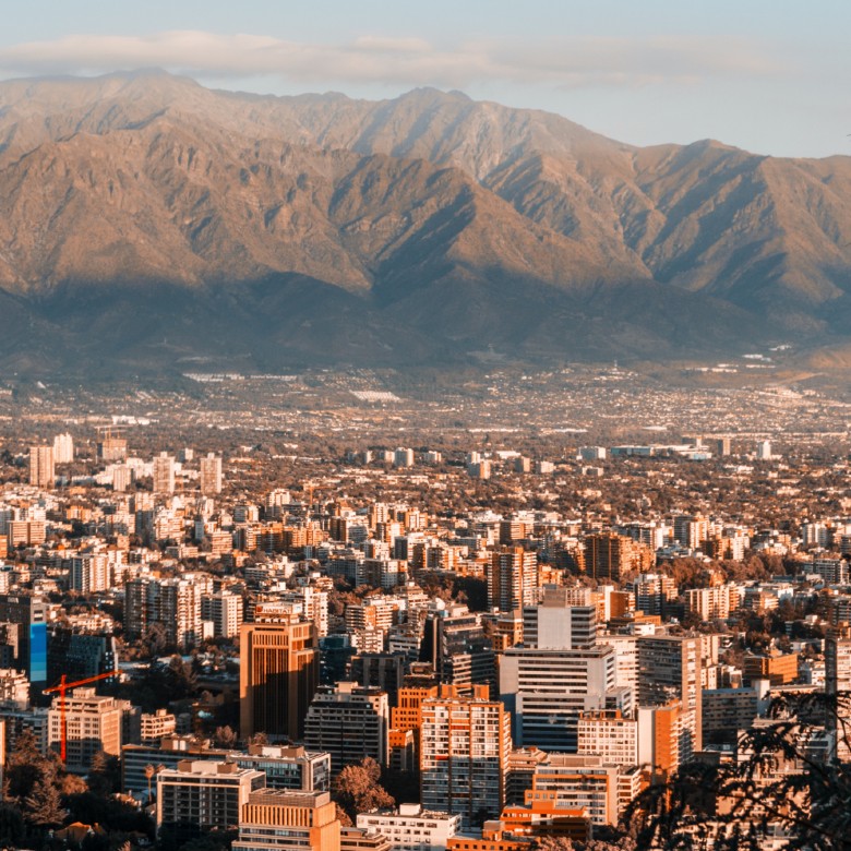 Santiago de Chile Desde Cerro San Cristo%CC%81bal 1