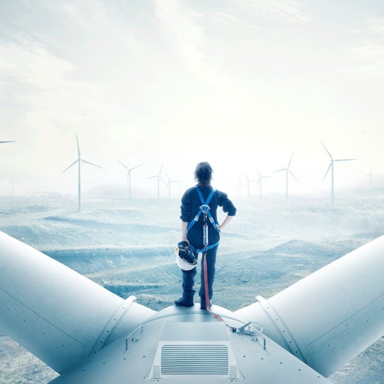 Wind farm turbines xlarge