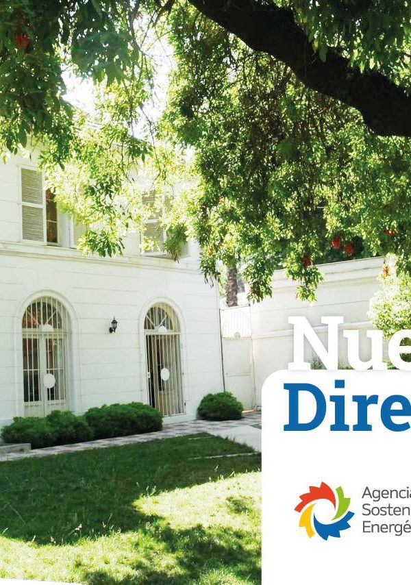 Casa de la AgenciaSE con texto del Nuevo Directorio