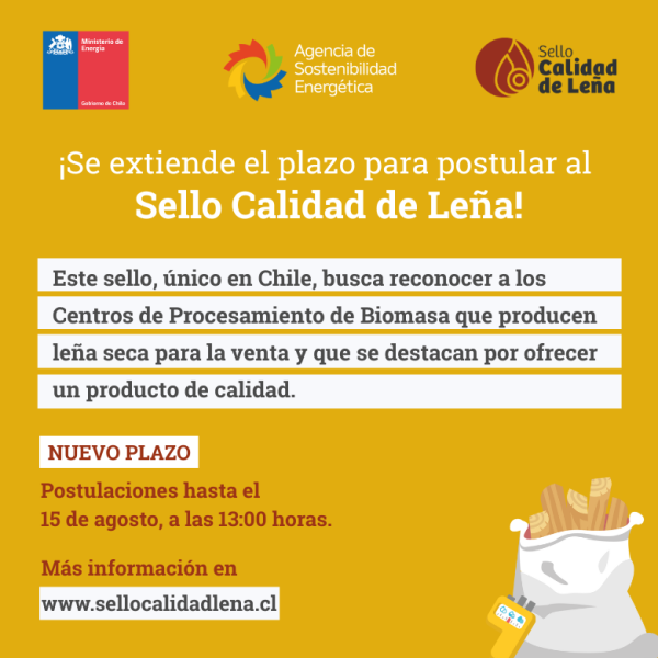 Gráfica Sello Calidad de Leña 31 07 2025